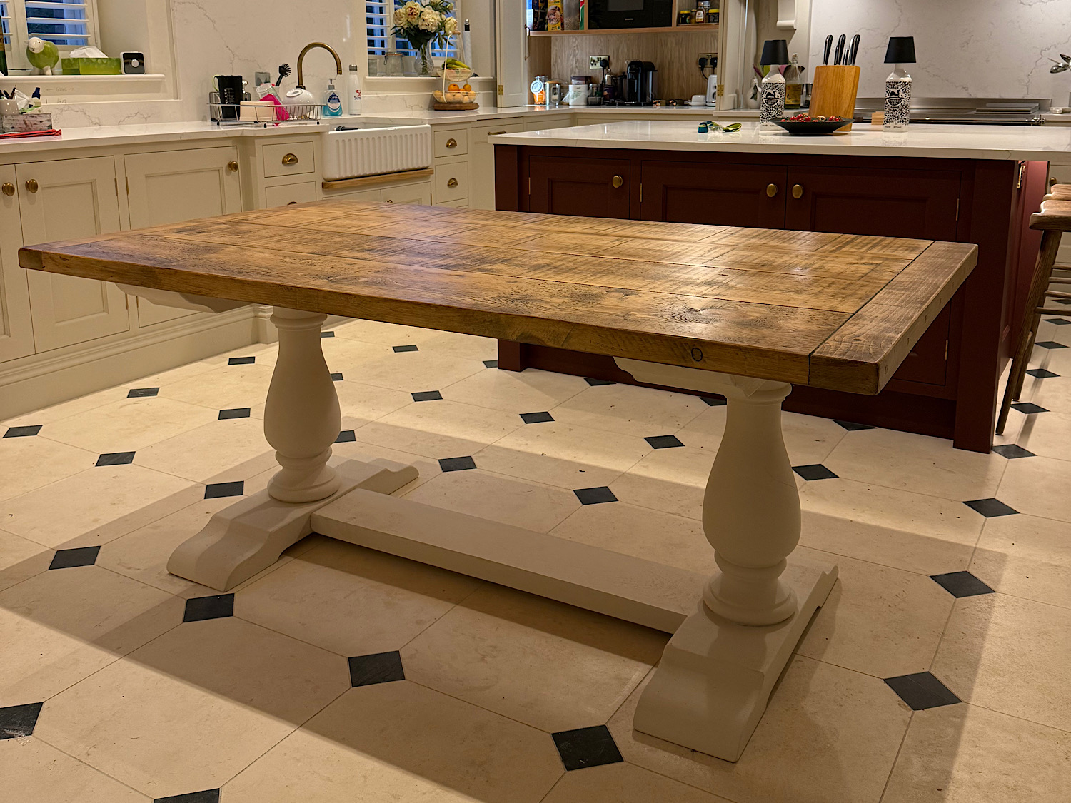 Balustrade Pedestal Table